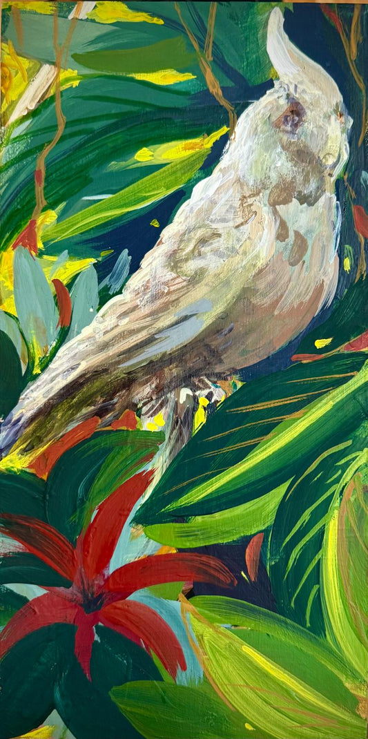 281. Parrot statue