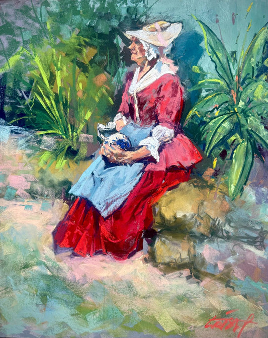 289. Titke Barbara in 18th c Costume