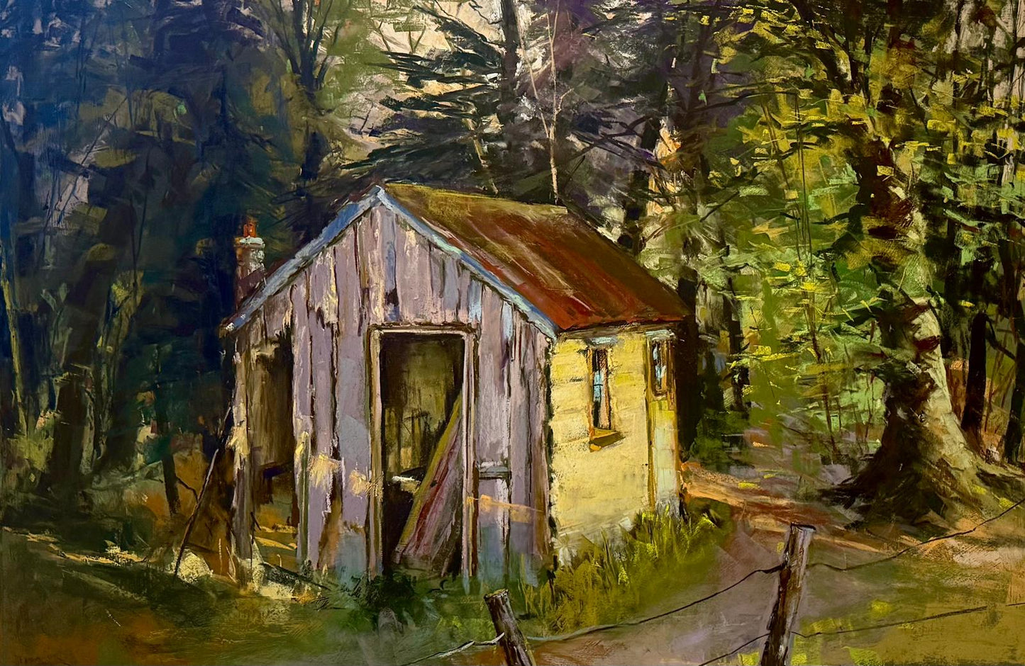 05 Shed in evening light